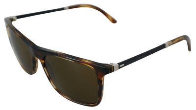 Brown BASALTO Rectangle Full Rim Sunglasses