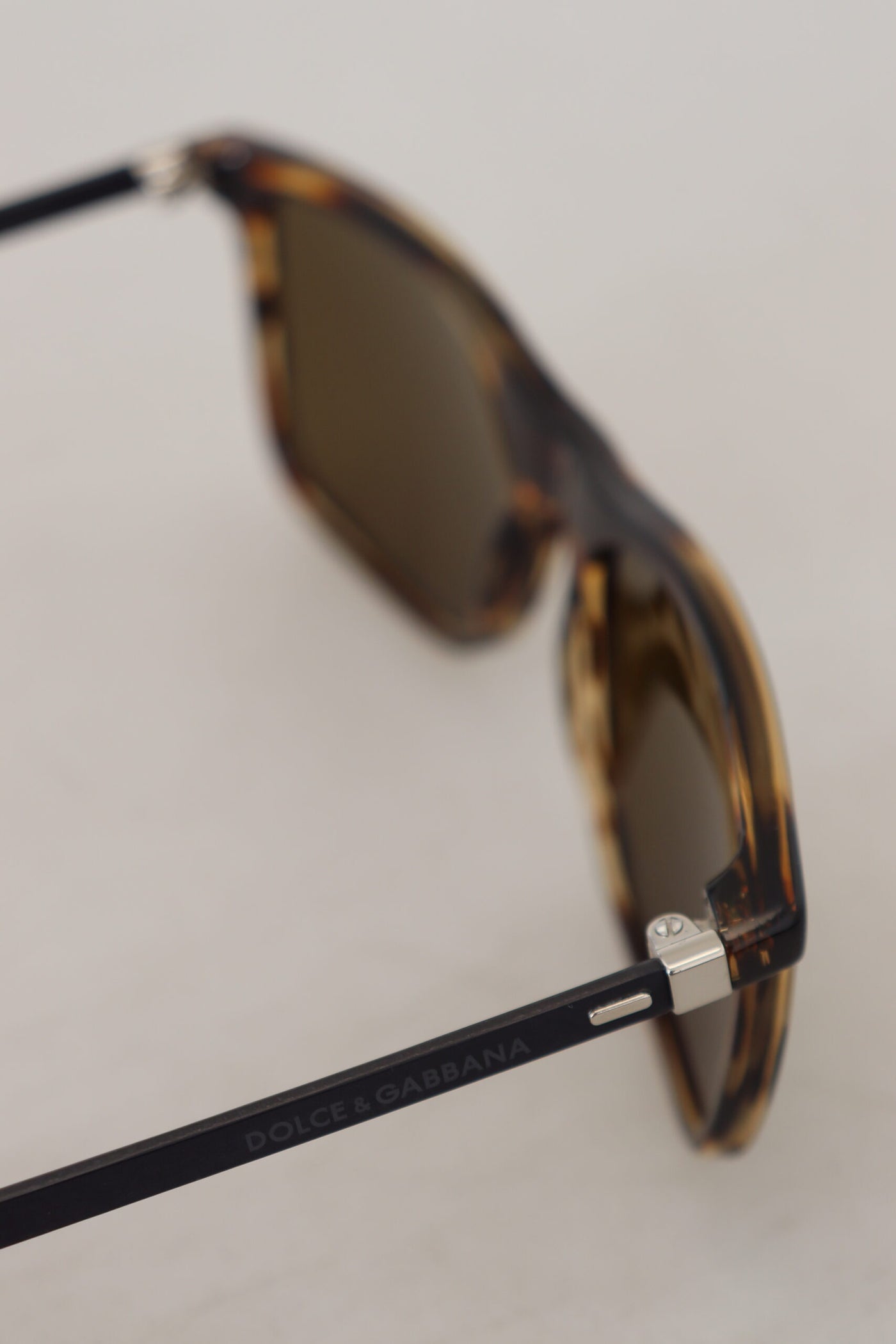 Brown BASALTO Rectangle Full Rim Sunglasses