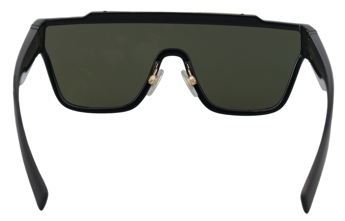 Black DG6125 Full Rim Frame Yellow Lens Sunglasses