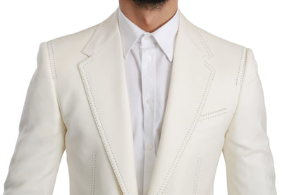 SICILIA Cream Single Breasted Formal Blazer