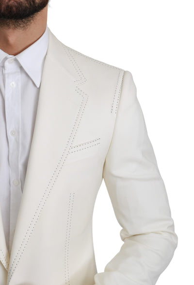 SICILIA Cream Single Breasted Formal Blazer