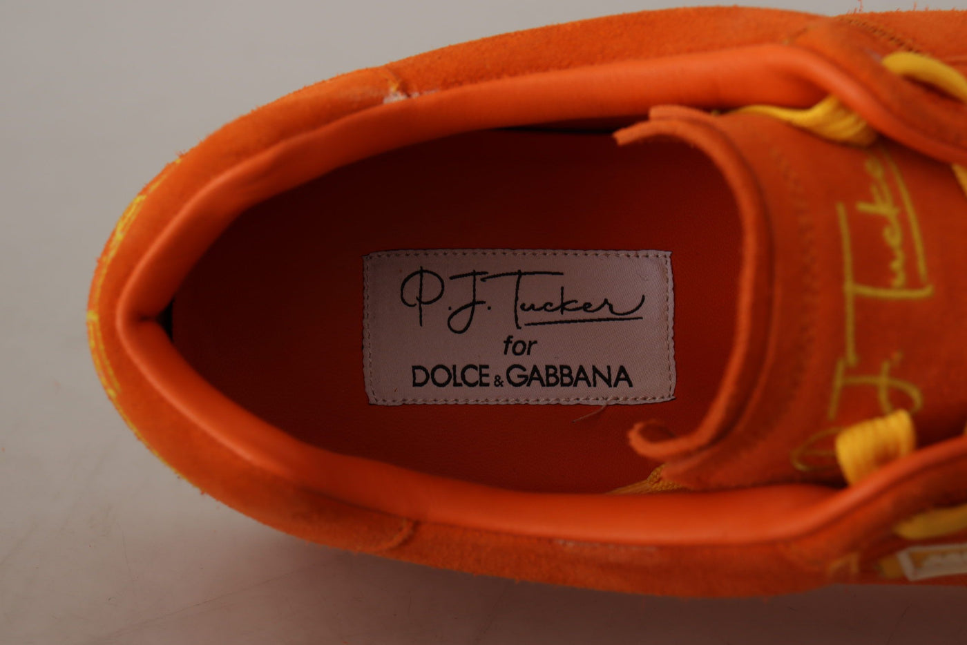 Orange Leather P.J. Tucker Sneakers Sneakers