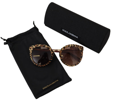 Brown DG4268F Leopard Acetate Non Polarized Sunglasses