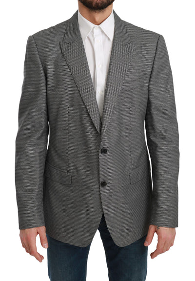 Gray Slim Fit Formal MARTINI Blazer