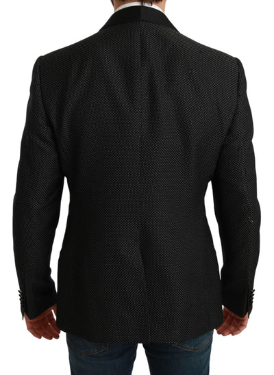 Black Slim Fit Formal Jacket MARTINI Blazer