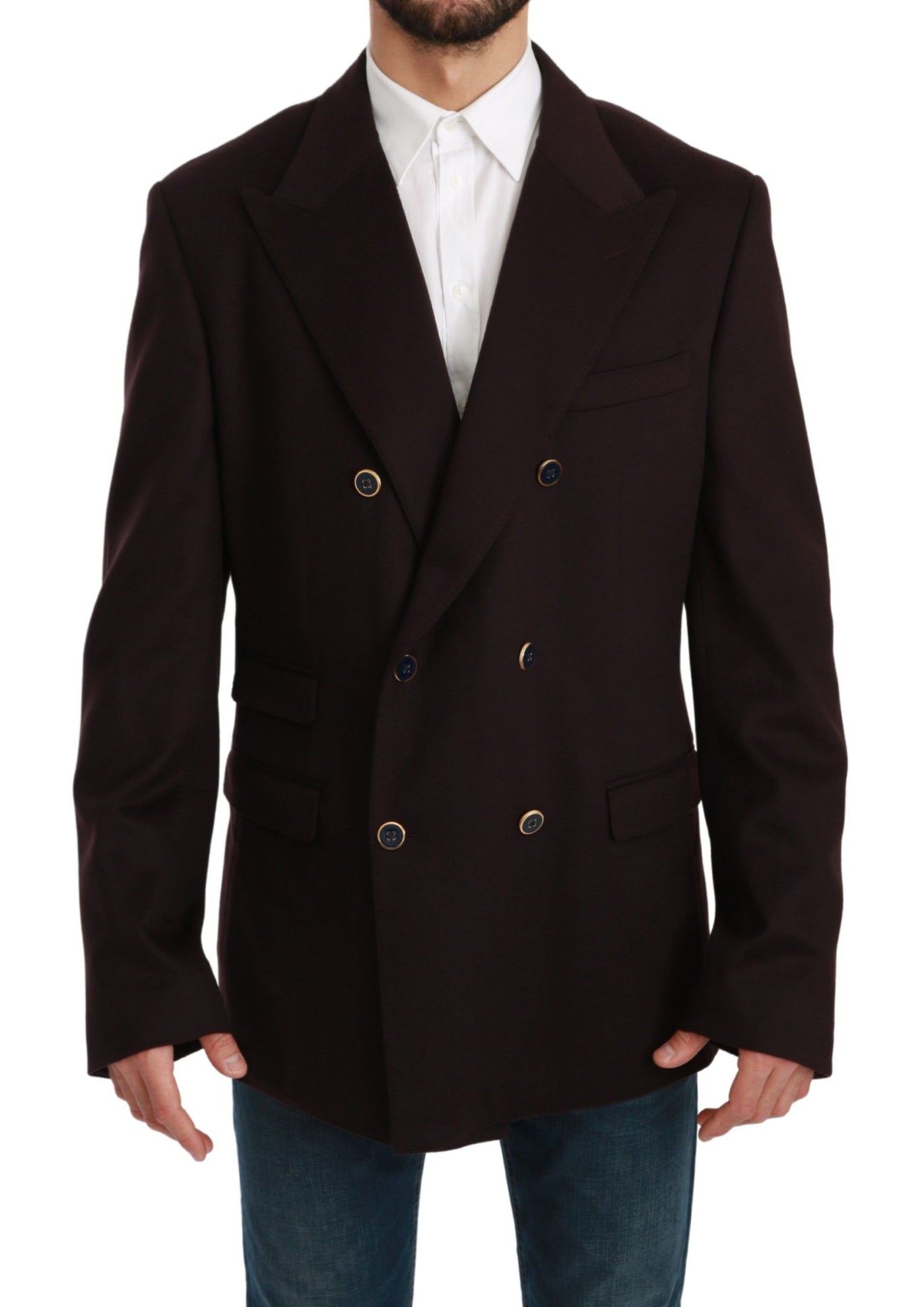 Bordeaux Cashmere Coat TAORMINA Blazer