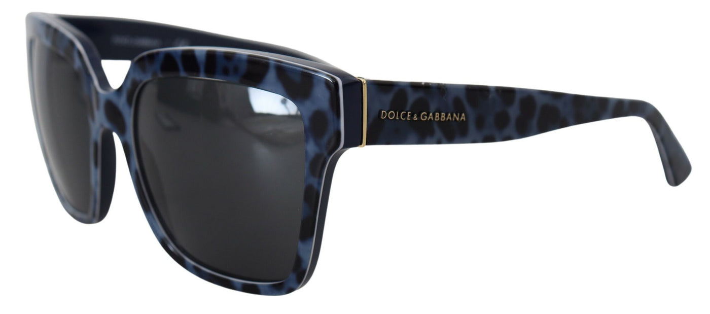 Blue DG4234 Leopard Acetate Frame Shades Sunglasses