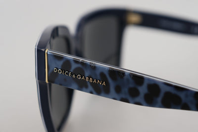 Blue DG4234 Leopard Acetate Frame Shades Sunglasses