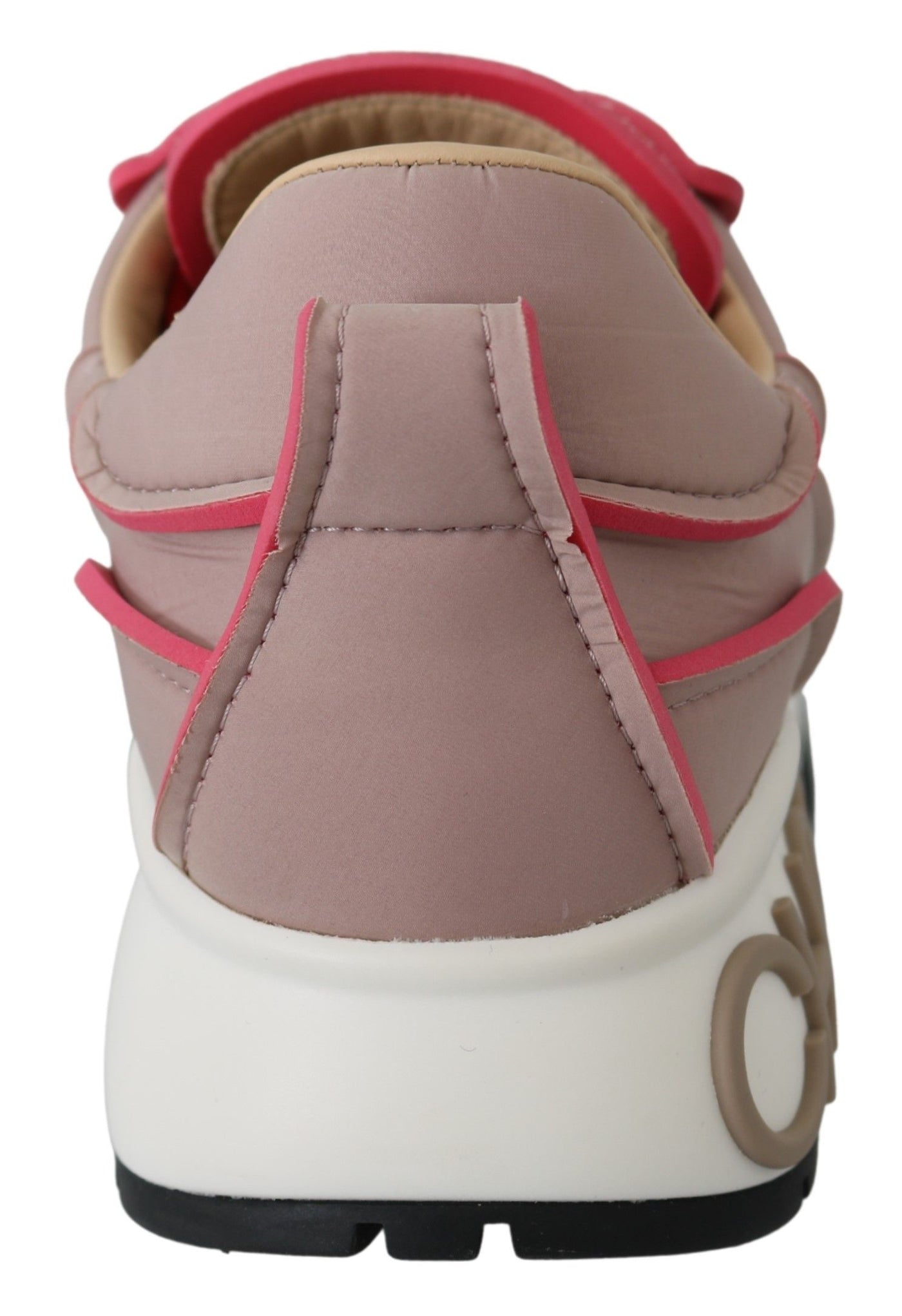 Ballet Pink and Red Raine Sneakers