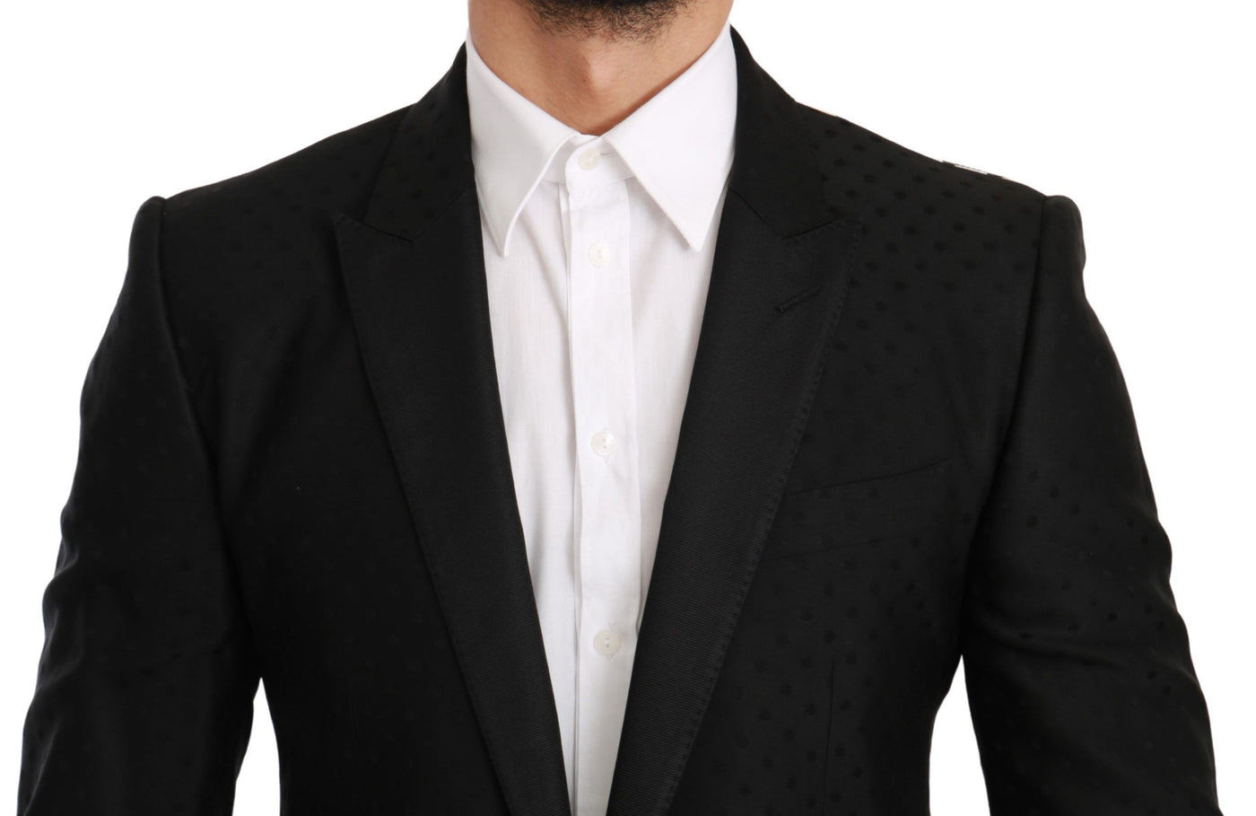 Black Slim Fit Coat Jacket MARTINI Blazer