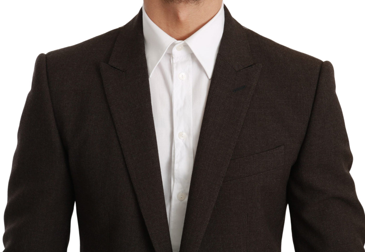 Brown Slim Fit Coat Jacket MARTINI Blazer