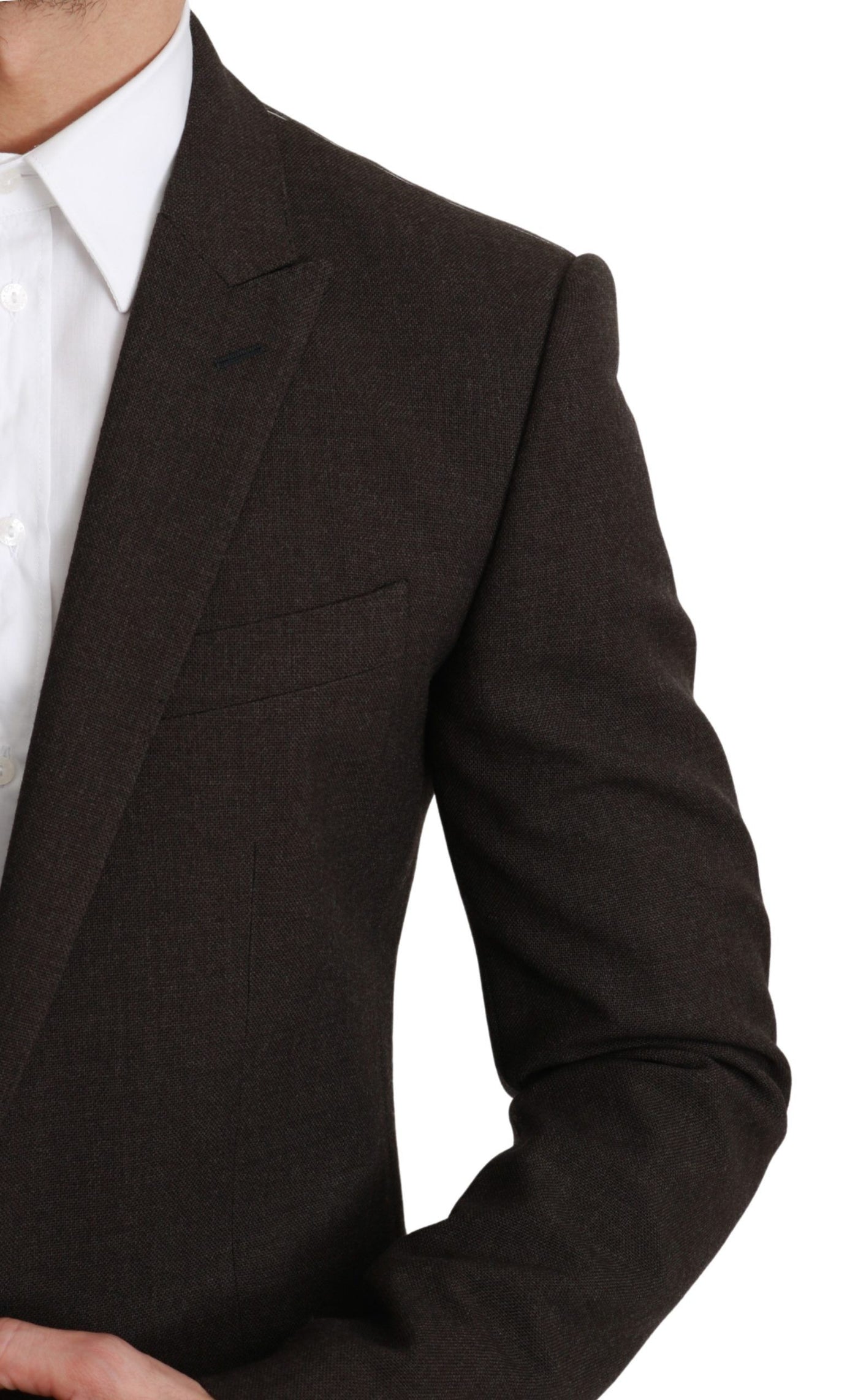 Brown Slim Fit Coat Jacket MARTINI Blazer