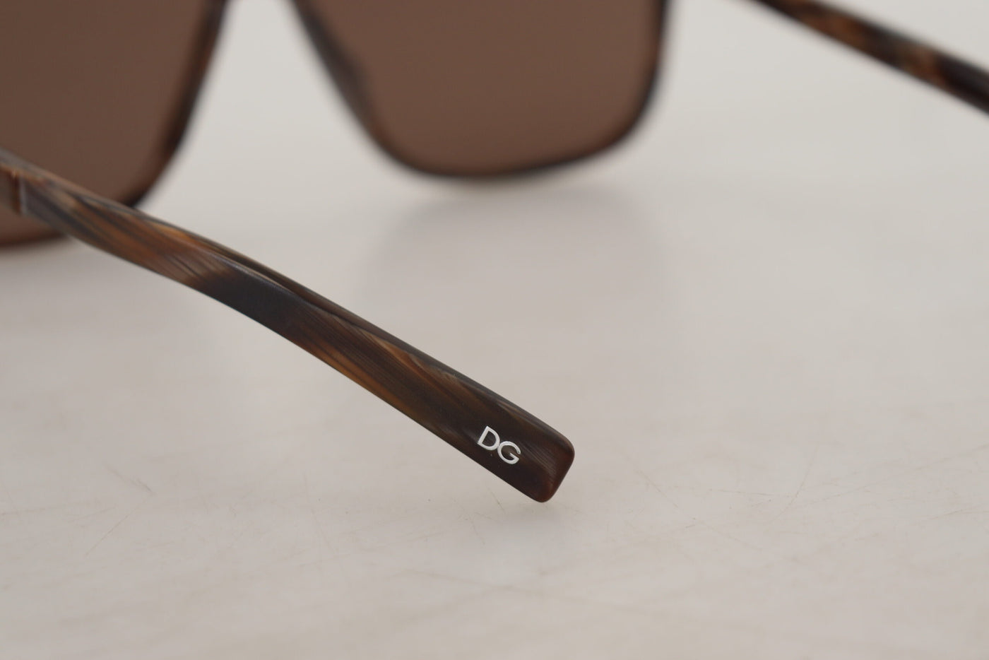 Brown D4354F Rectangle Lens Sunglasses