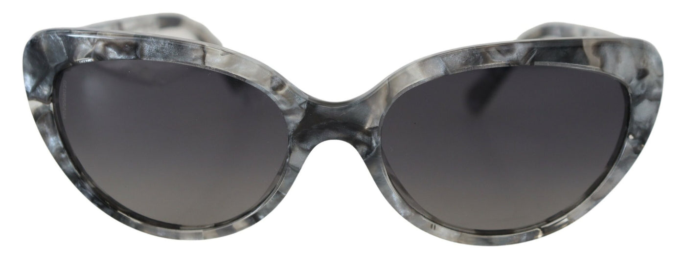 Gray DG4194 Acetate Logo Plaque Cat Eye Lens Sunglasses