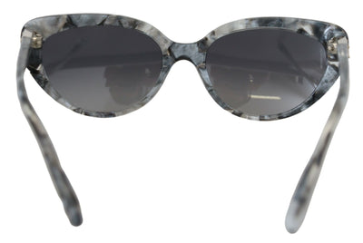 Gray DG4194 Acetate Logo Plaque Cat Eye Lens Sunglasses