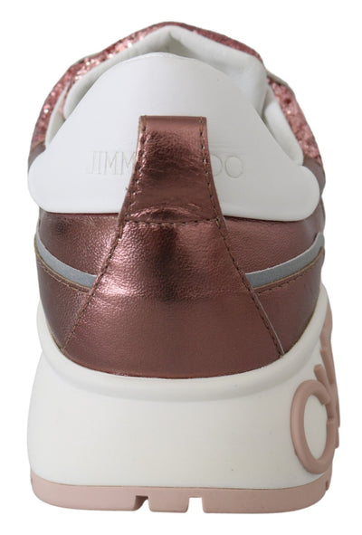 Pink Candyfloss Leather Raine Sneakers