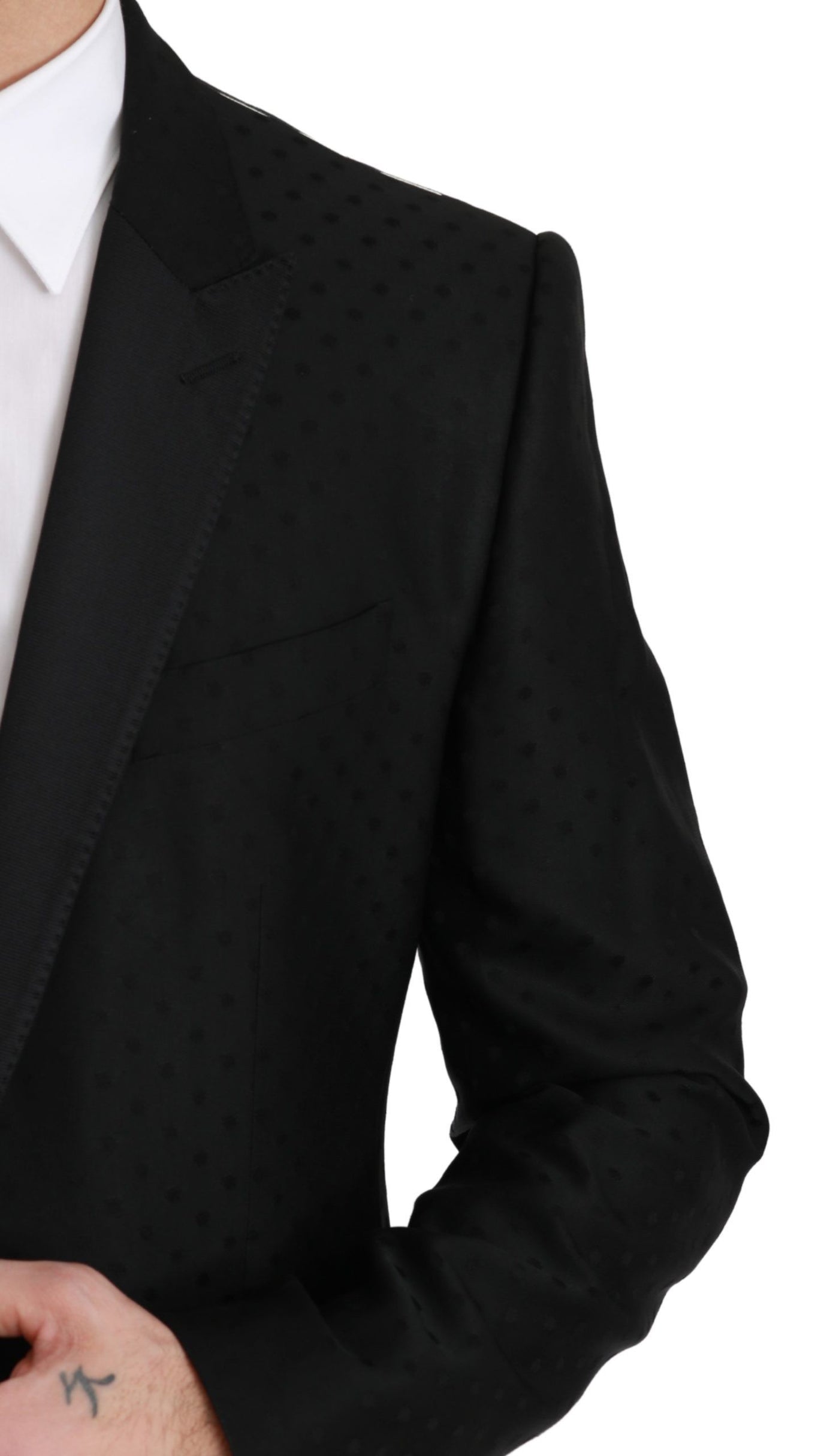 Black Slim Fit Coat Jacket MARTINI Blazer