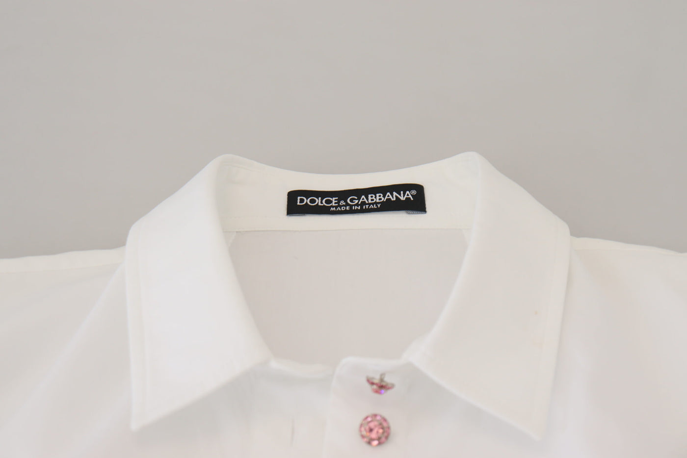 White Cotton Button Front Short Sleeve Top