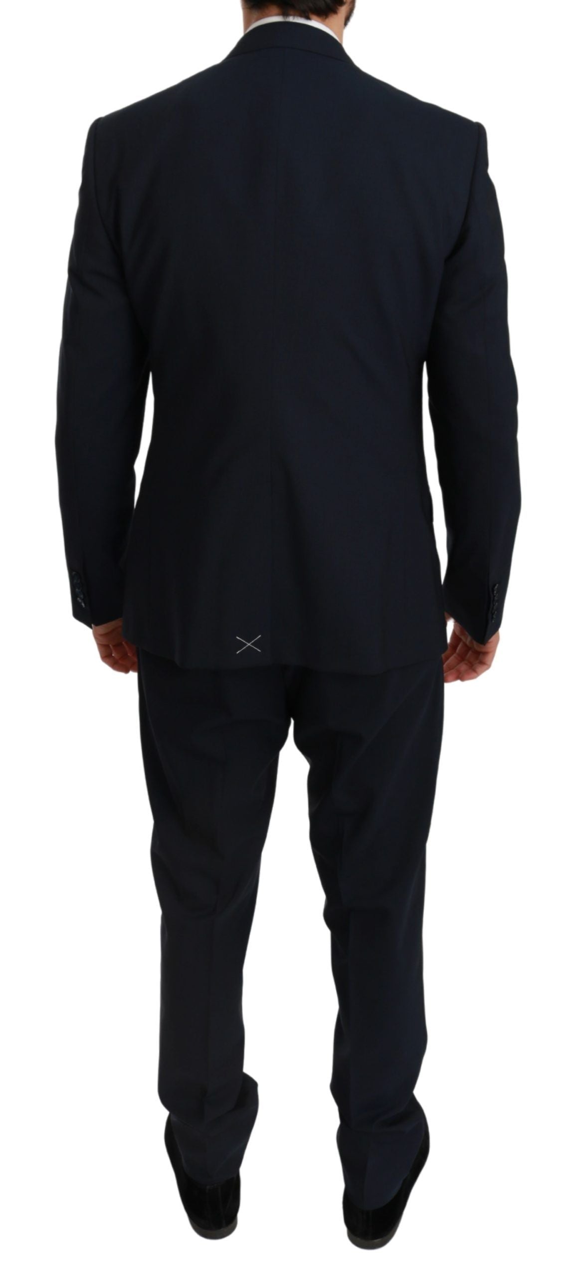 Blue Slim Fit 3 Piece MARTINI Wool Suit