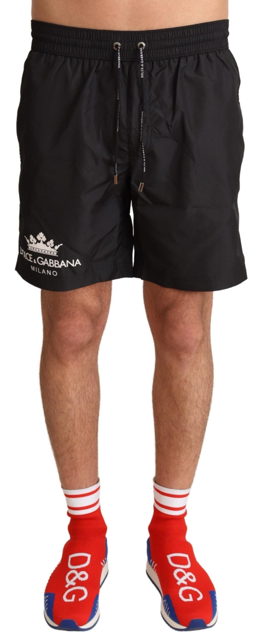 Black Crown Mens Beachwear Swimwear Shorts