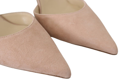 Powder Pink Leather Darylin 85  Pumps Shoes