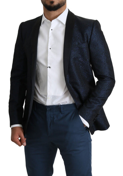 Blue Slim Fit Jacket Coat MARTINI  Blazer