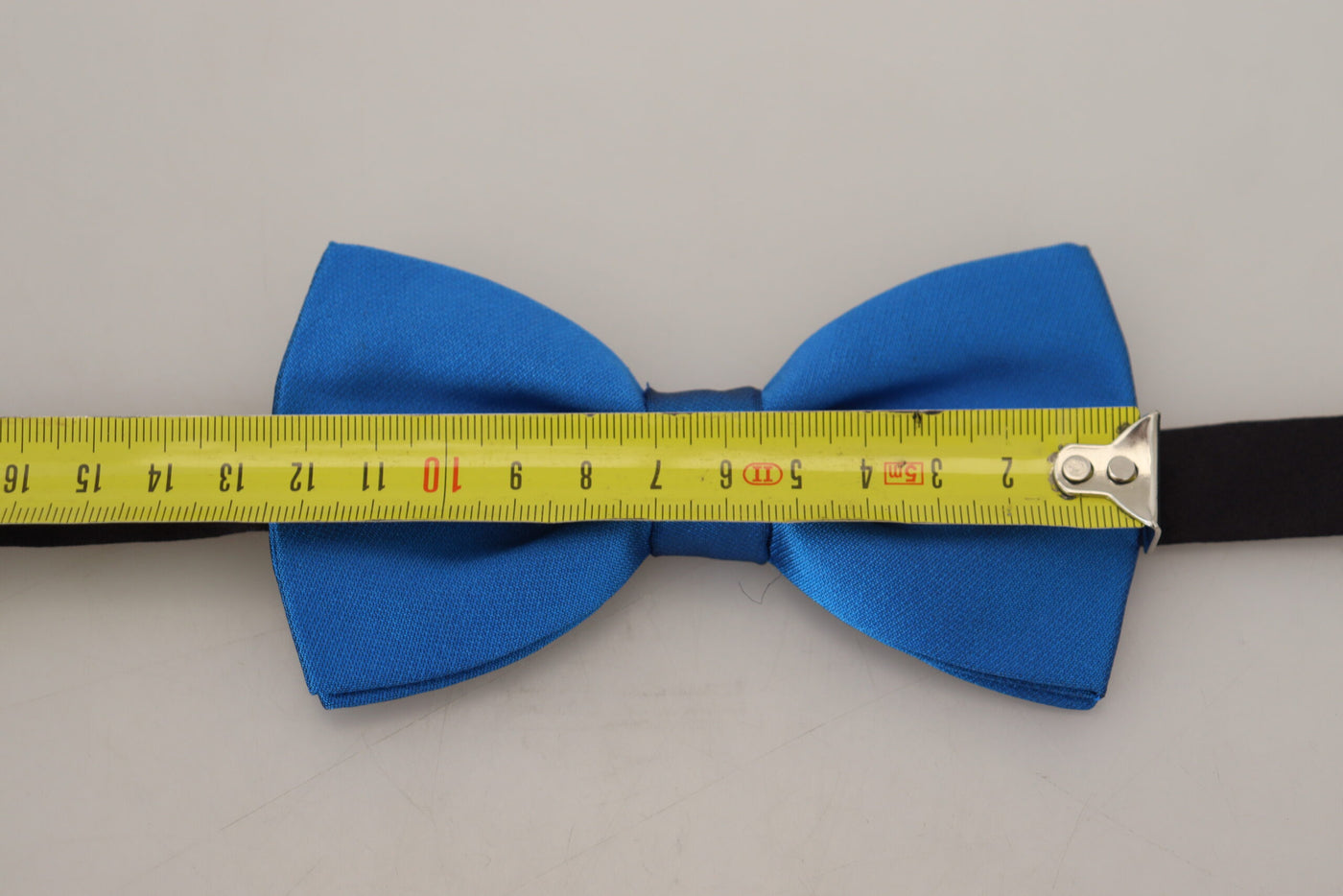 Blue Adjustable Men Neck Papillon Silk Bow Tie