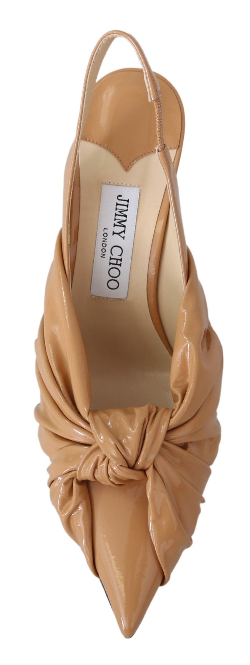 Caramel Brown Leather Annabell 85  Pumps