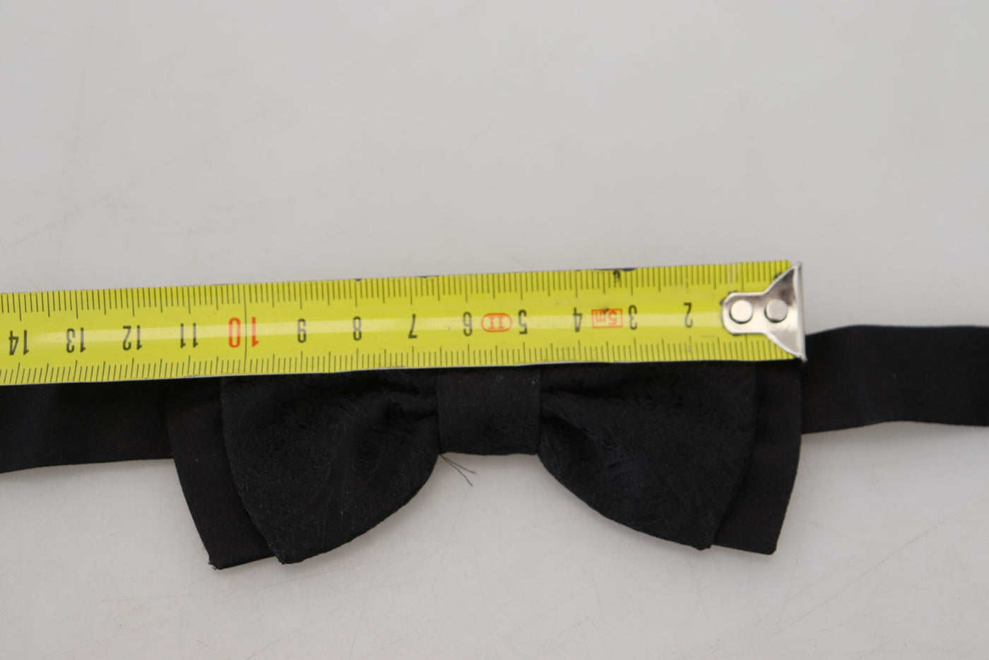 Black Silk Adjustable Men Neck Papillon Bow Tie