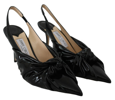 Black Patent Leather Annabell 85 Pumps