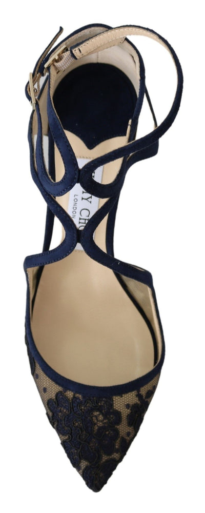 Navy Blue Lancer 85 Sandals Pumps