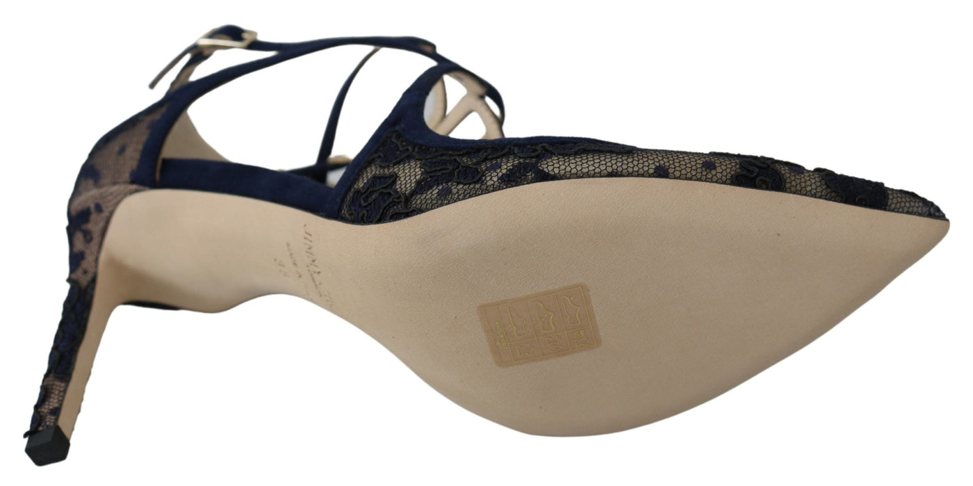 Navy Blue Lancer 85 Sandals Pumps