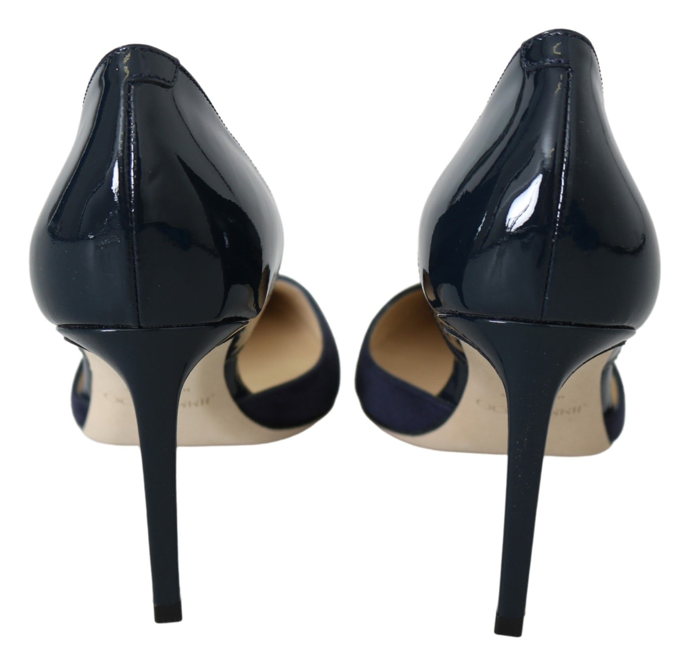 Navy Blue Leather Darylin 85 Pumps Shoes