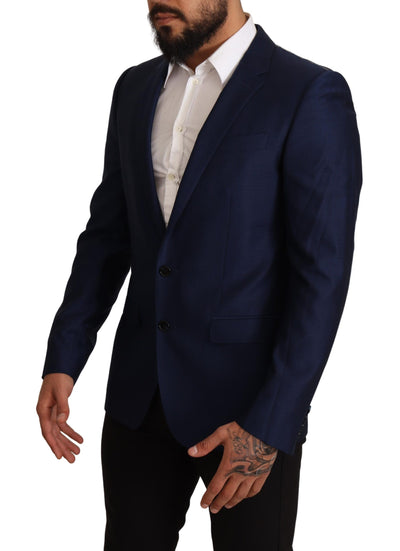 Navy Blue Slim Fit Jacket MARTINI Blazer