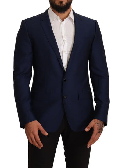 Navy Blue Slim Fit Jacket MARTINI Blazer