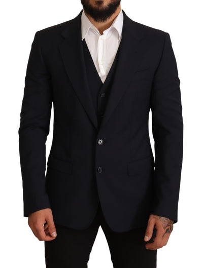 Blue 2 Piece MARTINI Blazer Suit Jacket