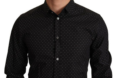 Black GOLD Cotton Slim Fit Mens Shirt