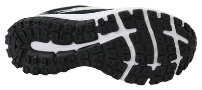 Black Polyester Runner Umi Sneakers Shoes