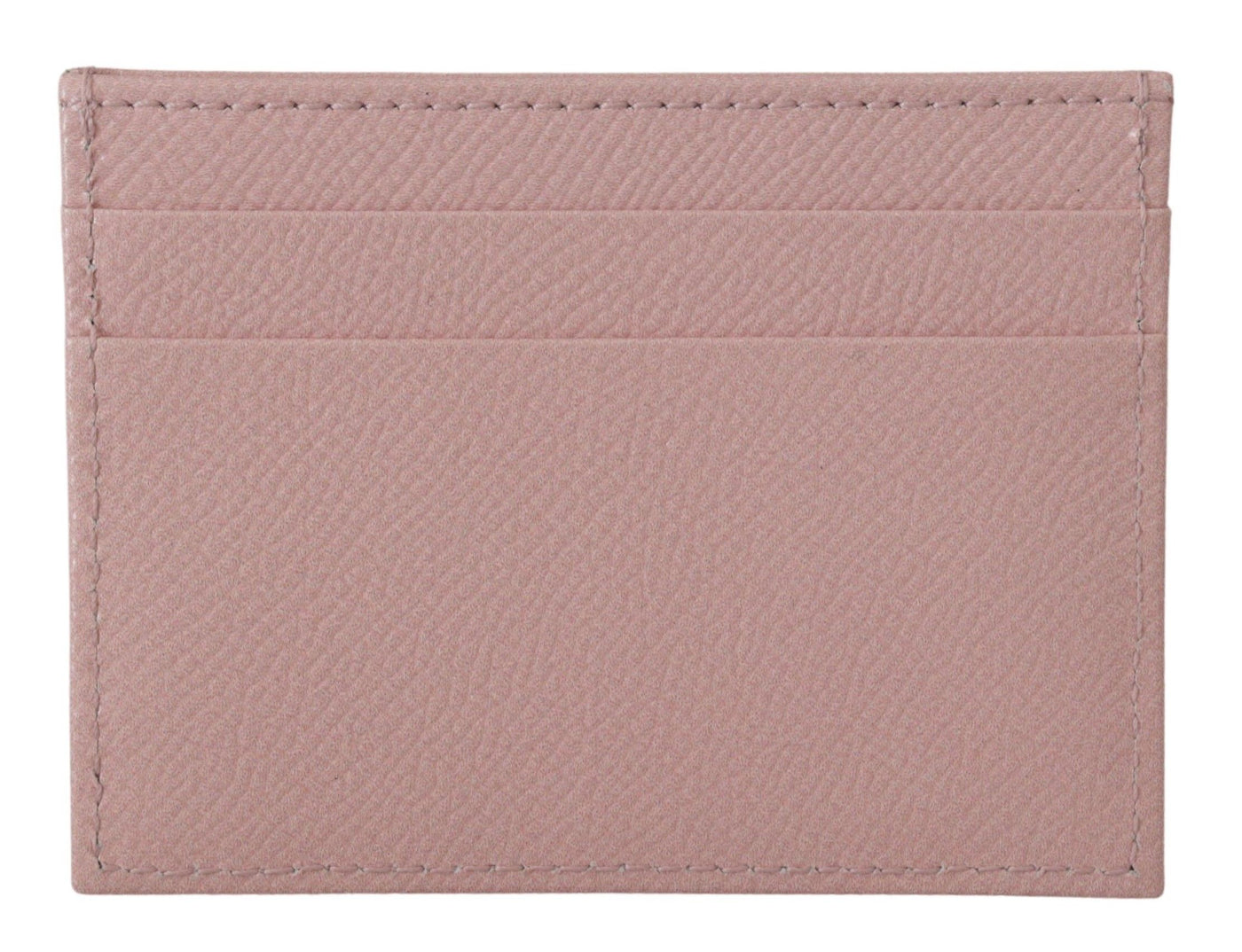 Pink Leather #DGLovesLondon Women Cardholder Case Wallet