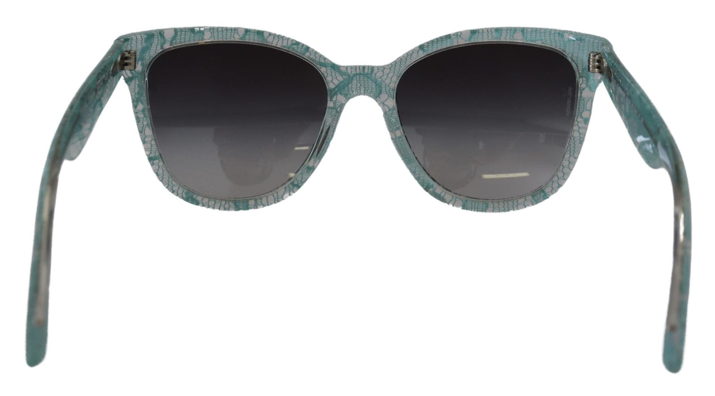 Blue Lace Acetate Crystal Round DG4190 Sunglasses