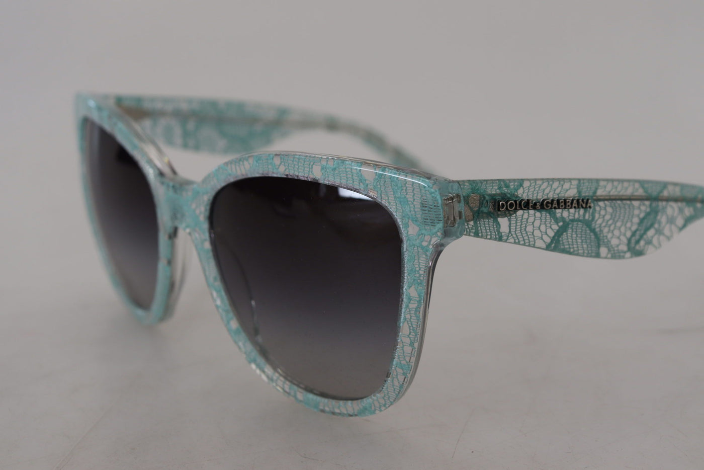 Blue Lace Acetate Crystal Round DG4190 Sunglasses