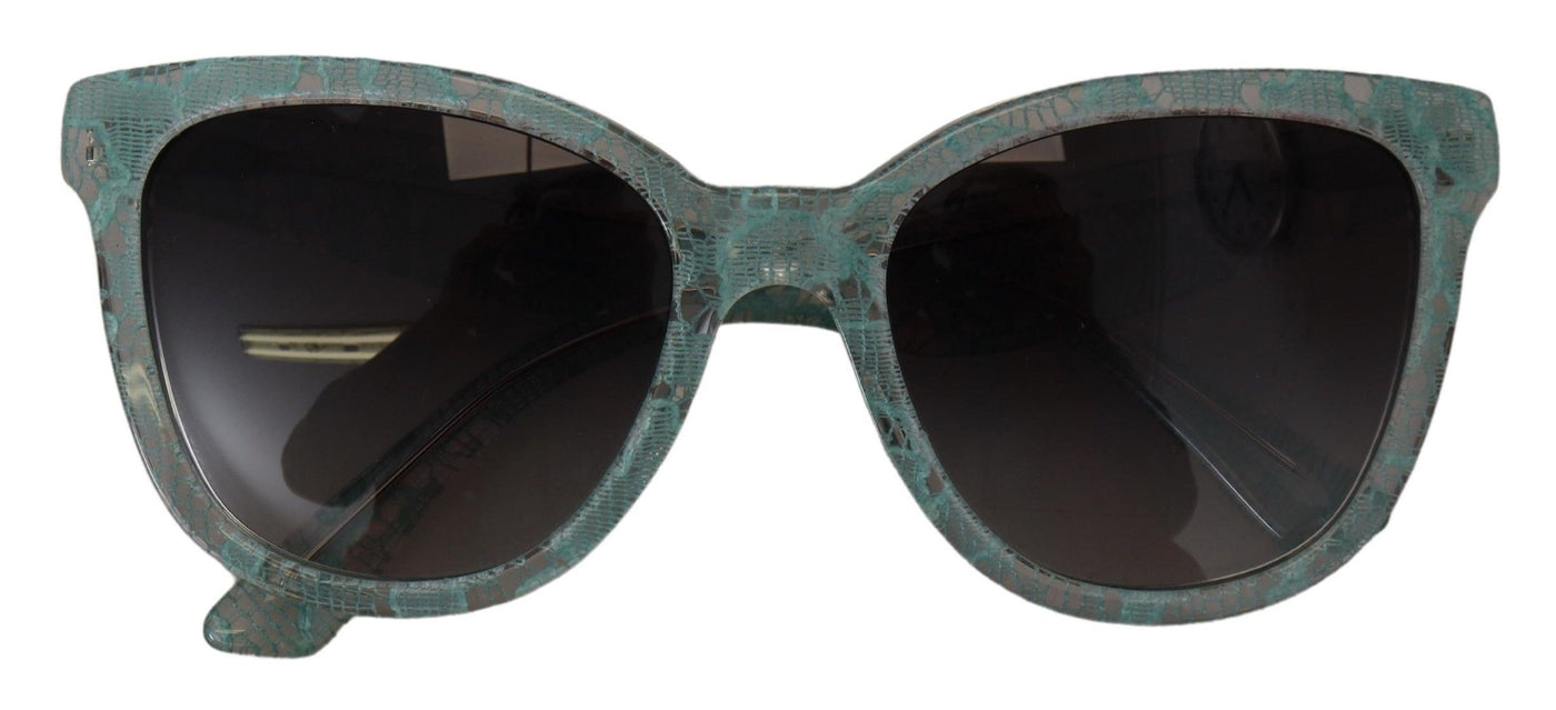 Blue Lace Acetate Crystal Round DG4190 Sunglasses