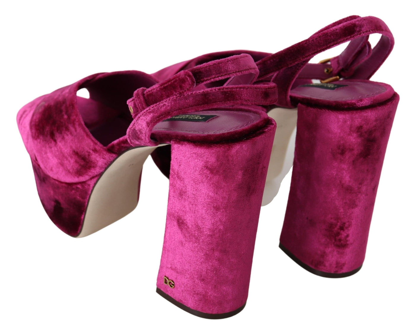 Pink Velvet Platform Sandals Keira Shoes