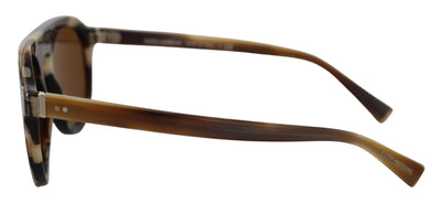 Brown Tortoise Oval Full Rim Eyewear DG4306 Sunglasses