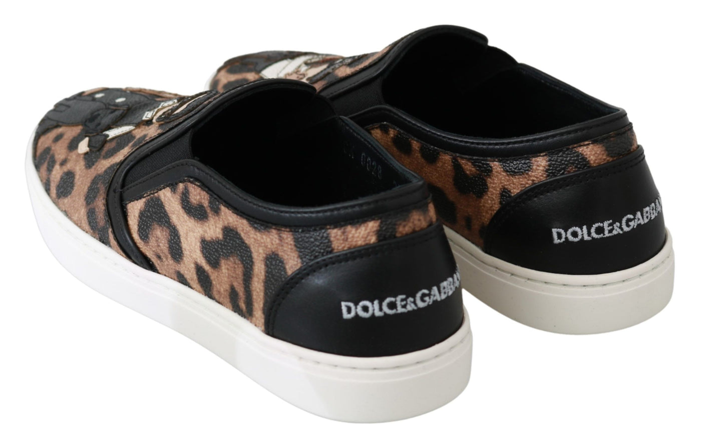 Leather Leopard #dgfamily Loafers Shoes