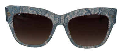 Blue Lace Acetate Crystal Butterfly DG4231 Sunglasses