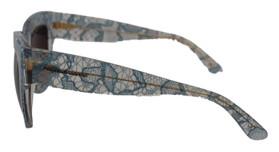 Blue Lace Acetate Crystal Butterfly DG4231 Sunglasses