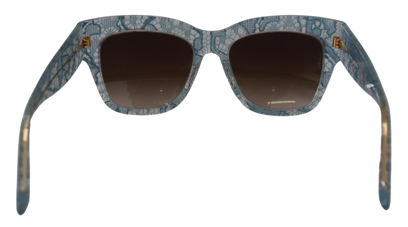 Blue Lace Acetate Crystal Butterfly DG4231 Sunglasses