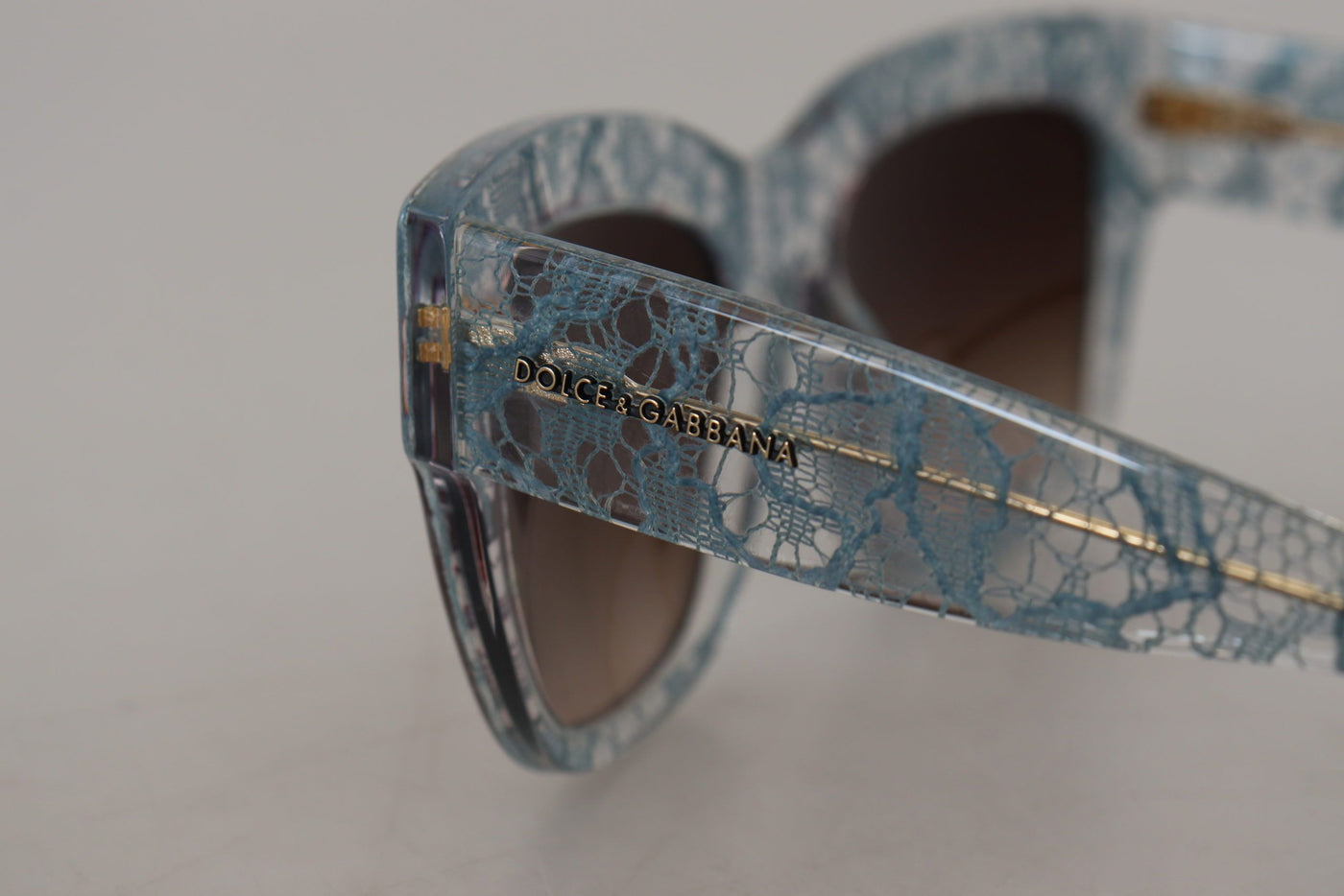 Blue Lace Acetate Crystal Butterfly DG4231 Sunglasses