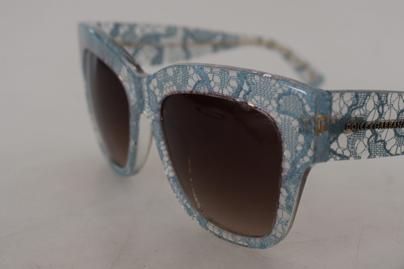 Blue Lace Acetate Crystal Butterfly DG4231 Sunglasses